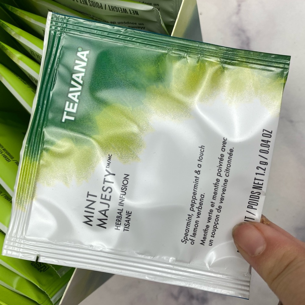 🥳SALE🥳RARE TEAVANA Starbucks Royal English Tea & Mint Majesty Tea + mug - Picture 10 of 15